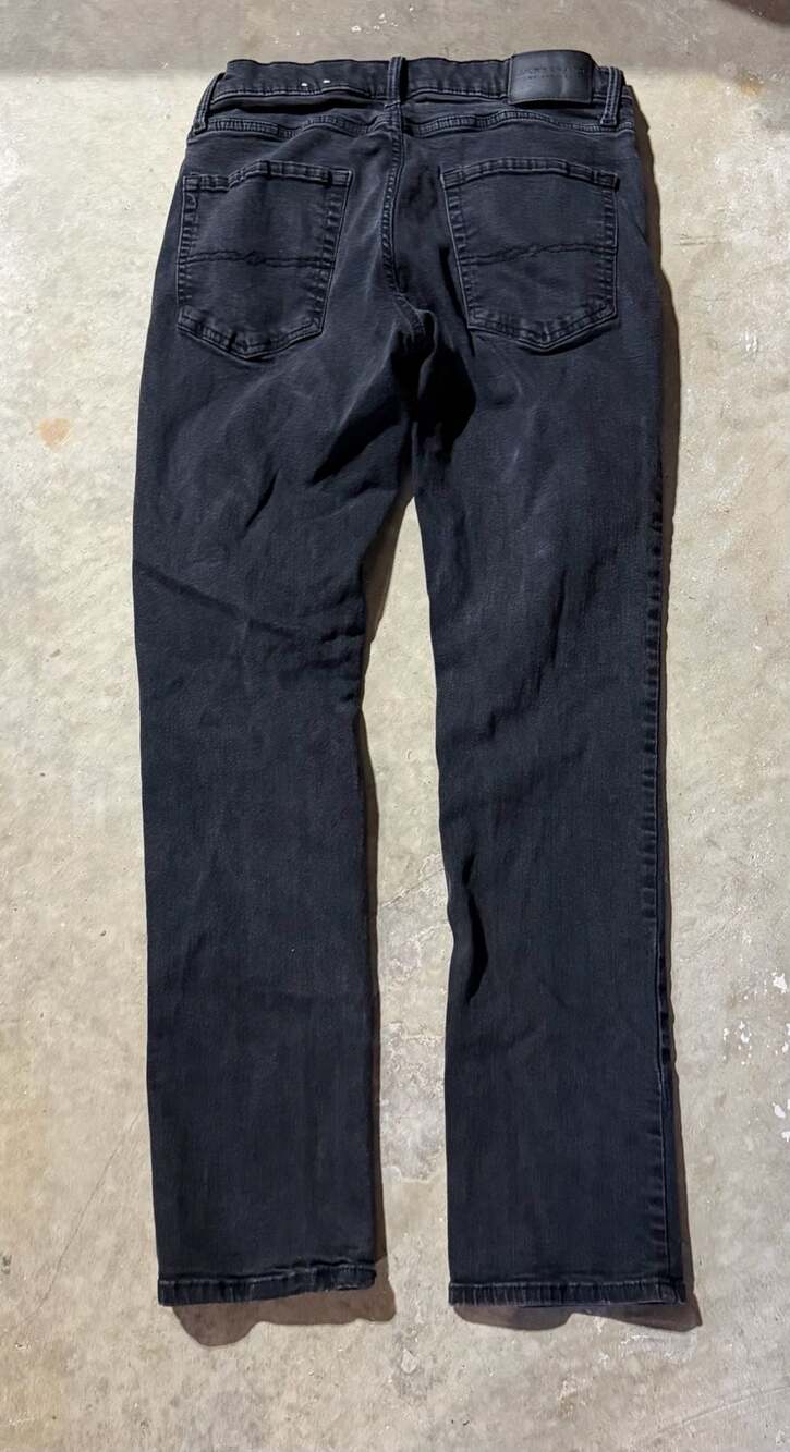 Lucky Brand 223 Straight Leg Jeans in Washed Black